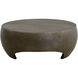 Tarsus 45.5 X 17.25 inch Antique Bronze Outdoor Coffee Table